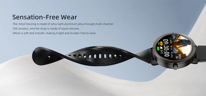 Slim smart watch all-match style, real-time message alerts, easy to check with a wrist lift