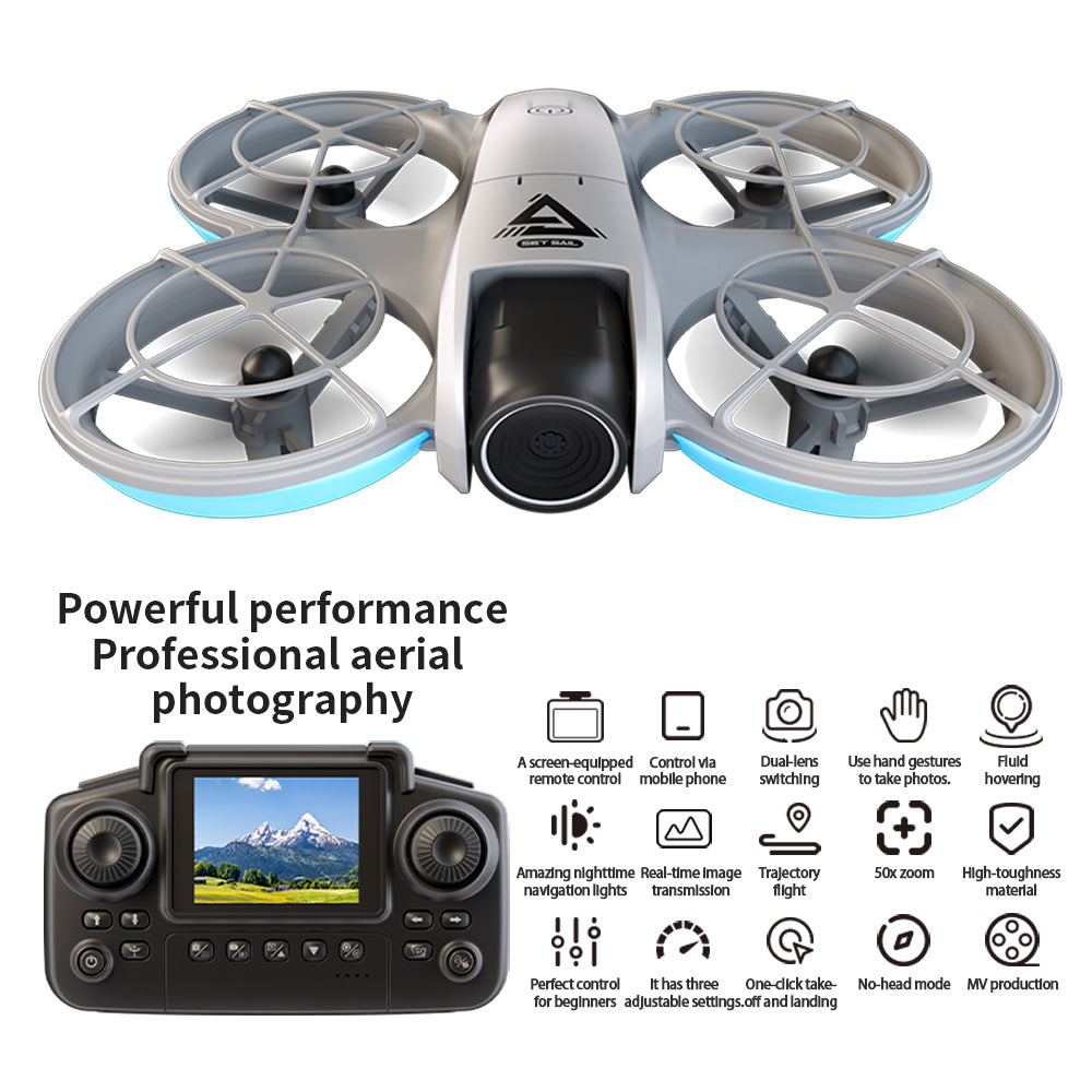 Beginner - friendly drone with one - key takeoff—master aerial shooting in minutes effortlessly