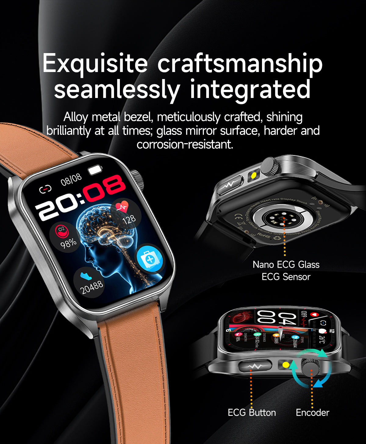 Monitor heart rate blood oxygen sleep accurately, your personal health guardian on wrist