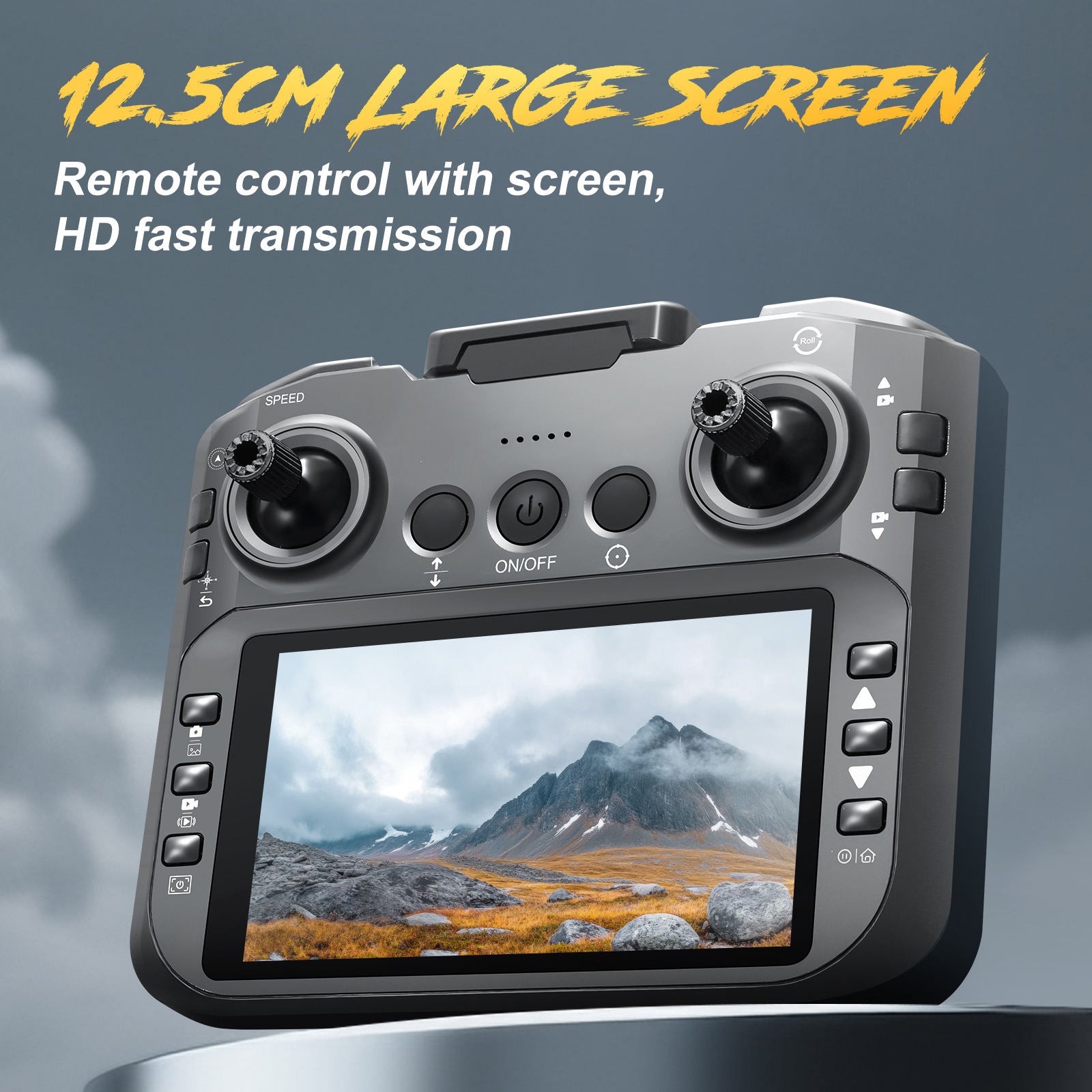 Beginner-friendly drone with one-key takeoff and landing, simple controls make aerial shooting hassle-free