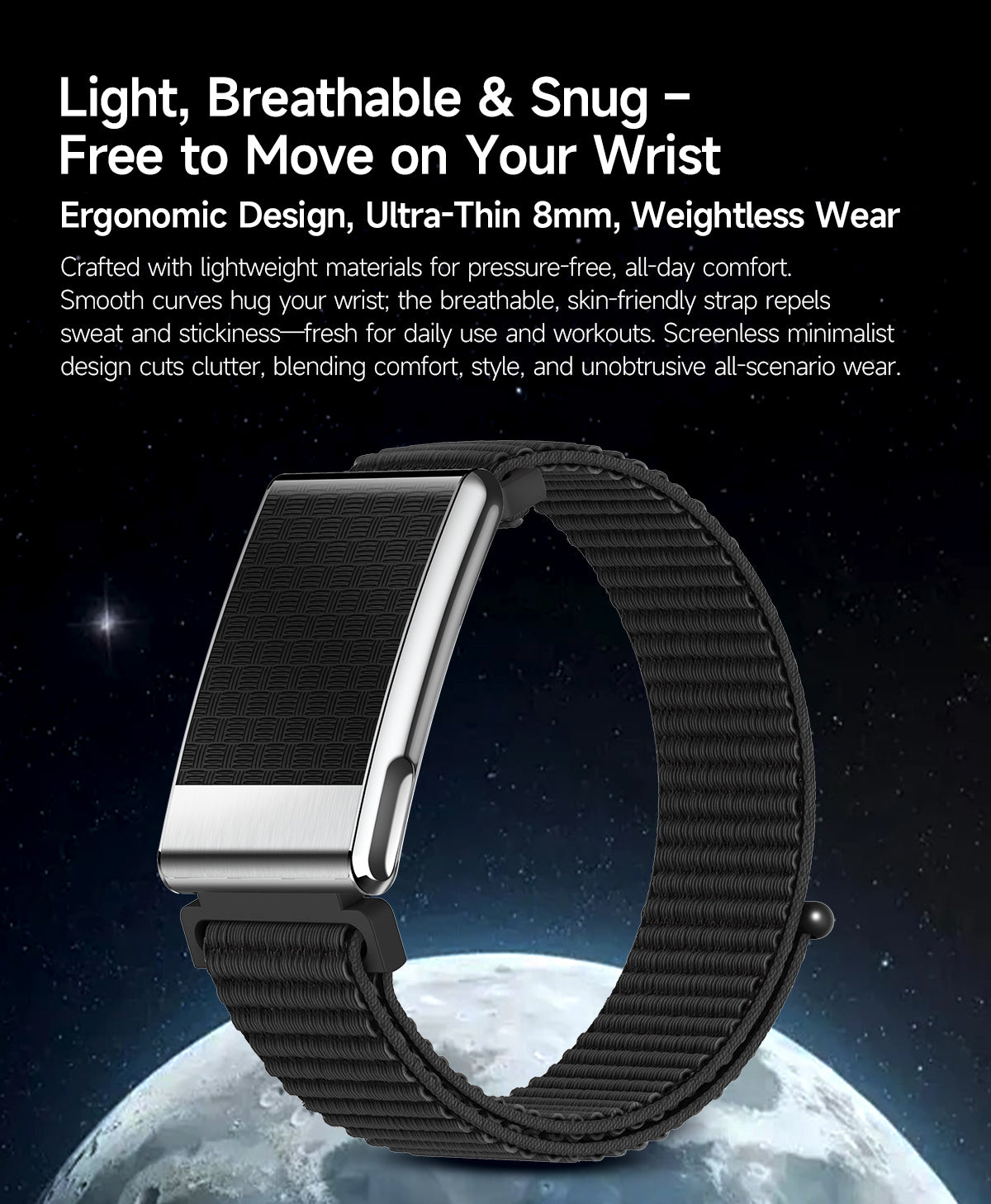E900 Smart Watch 24H Sleep Heart Rate Body Composition Tracker IP68 Waterproof