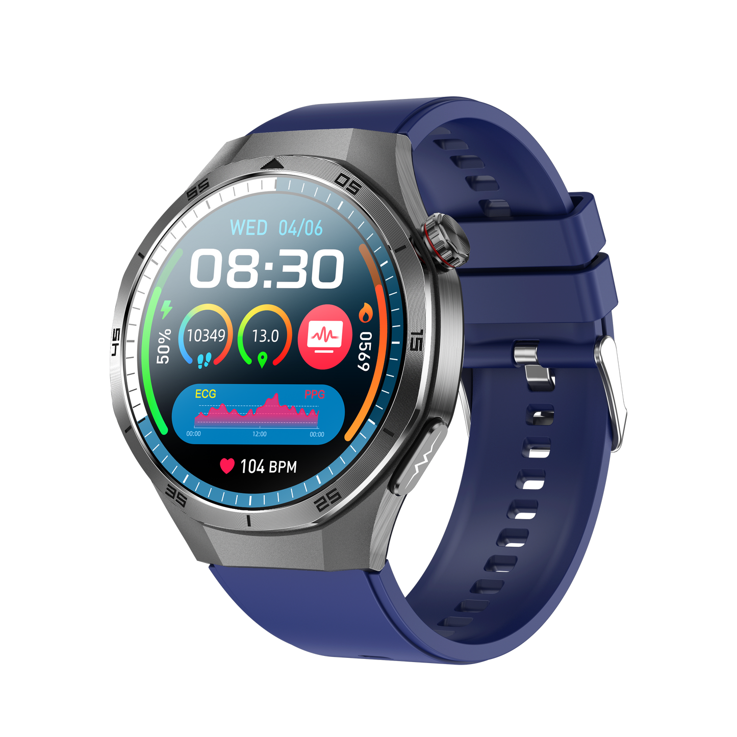 Lightweight smart watch, long battery life for non-stop daily use