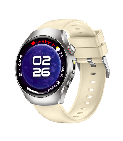 Minimalist smart watch, simple dial design, slim and comfortable, no burden for daily wearing