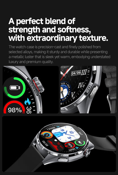 ET461 Smart Watch 1.43" AMOLED Full Touch Screen BLE5.3 Bluetooth Call IP68 Waterproof Sports Watch