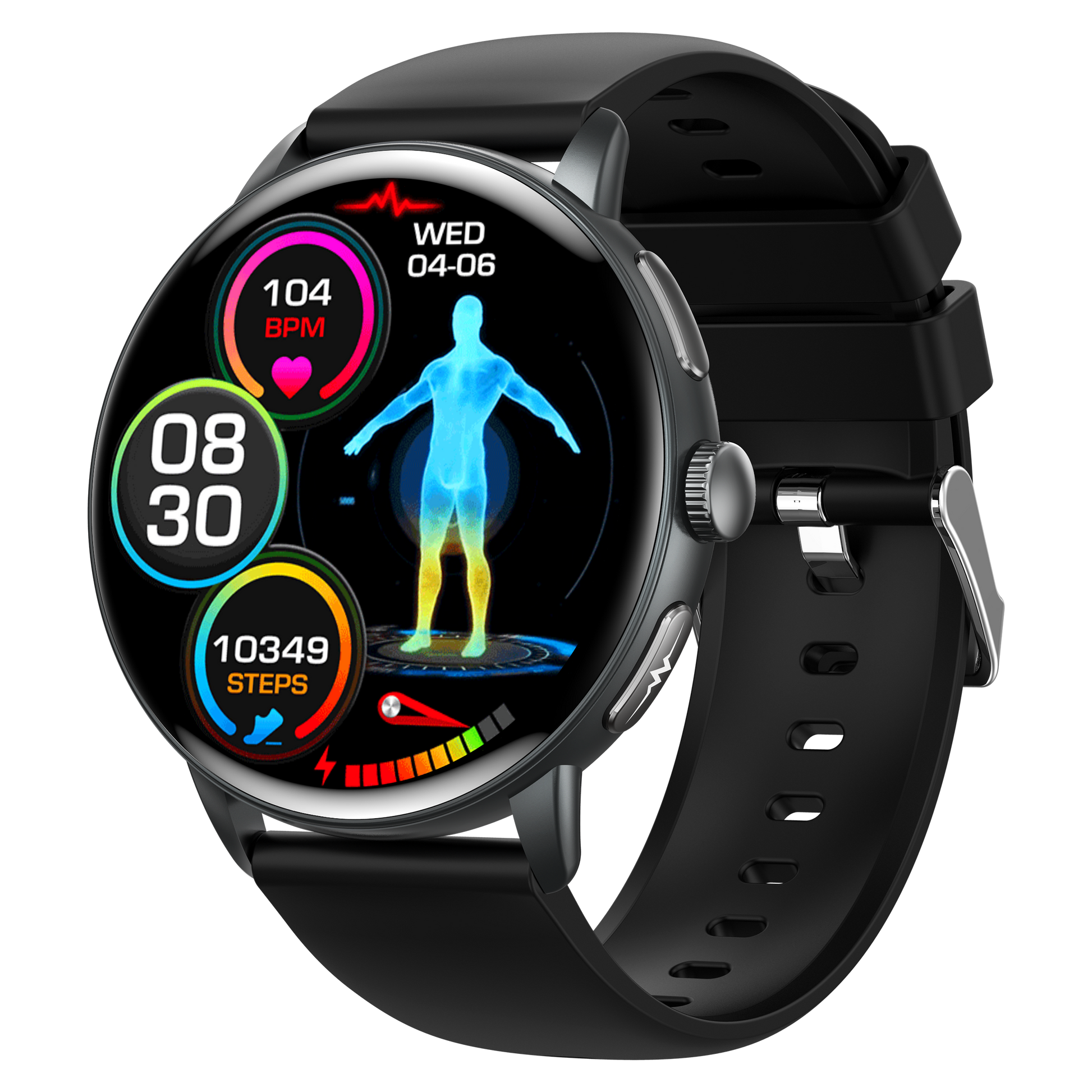 Your wrist health assistant, monitor all vital signs with high precision sensors