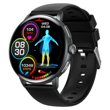 Built-in GPS for accurate positioning, track running hiking route in real time