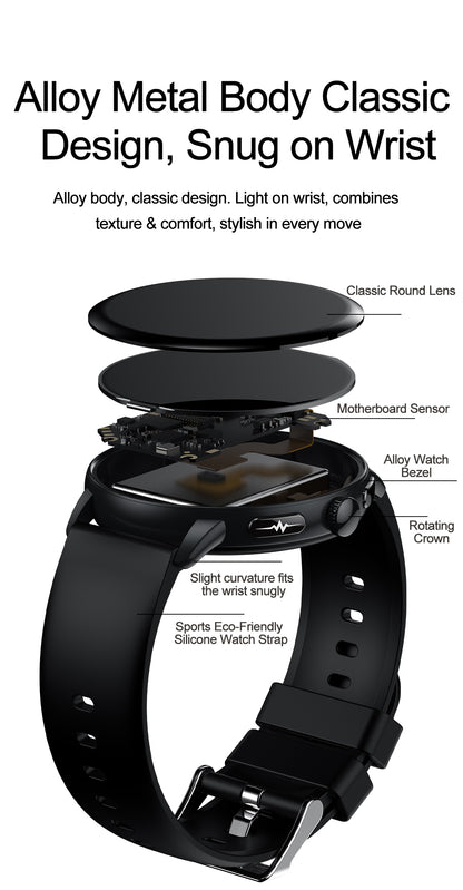 Your wrist health assistant, monitor all vital signs with high precision sensors