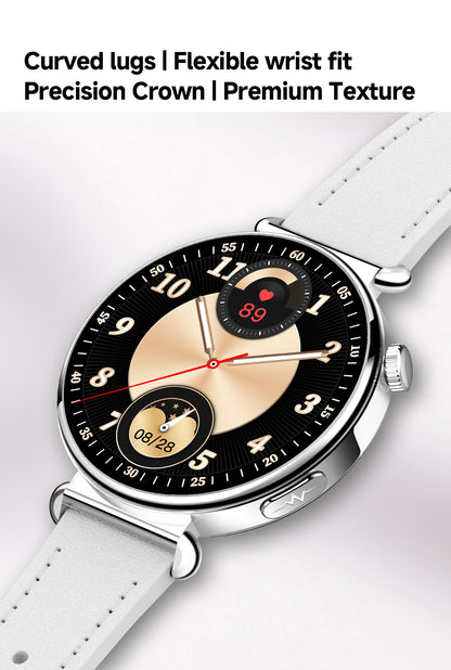 ET493 1.32" AMOLED Smart Watch Full Touch Screen Bluetooth Call Sports Smartwatch