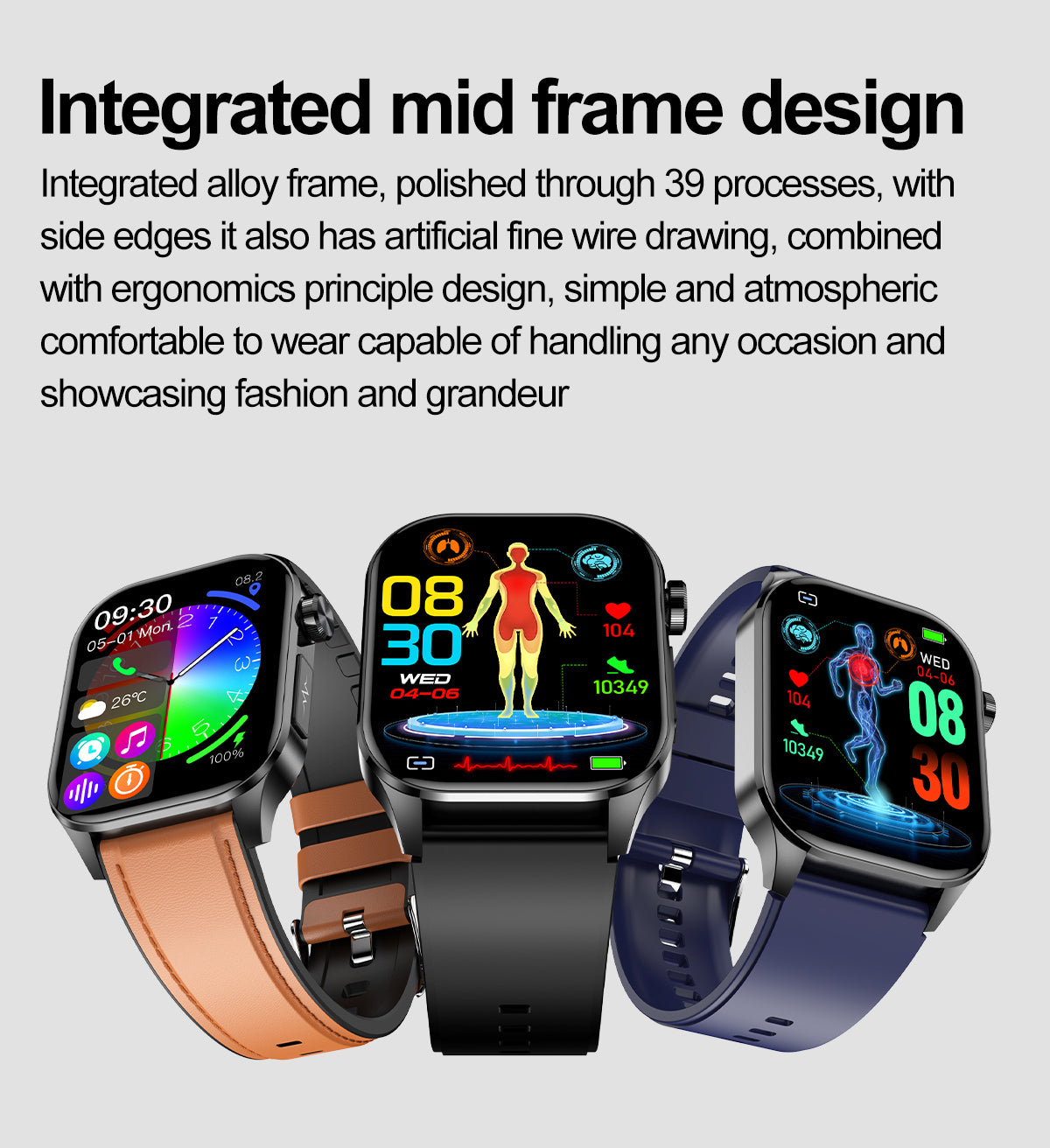 ET580 Smart Watch for Daily Health Management and Fitness