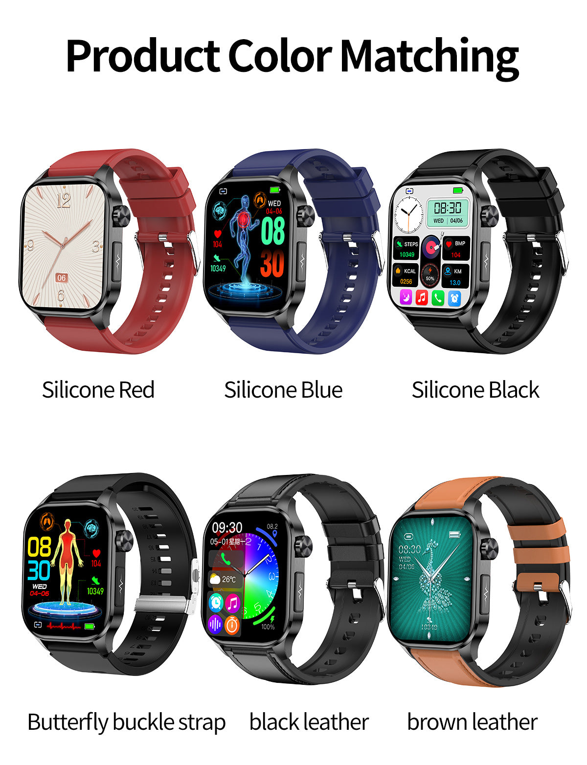ET580 Smart Watch for Daily Health Management and Fitness