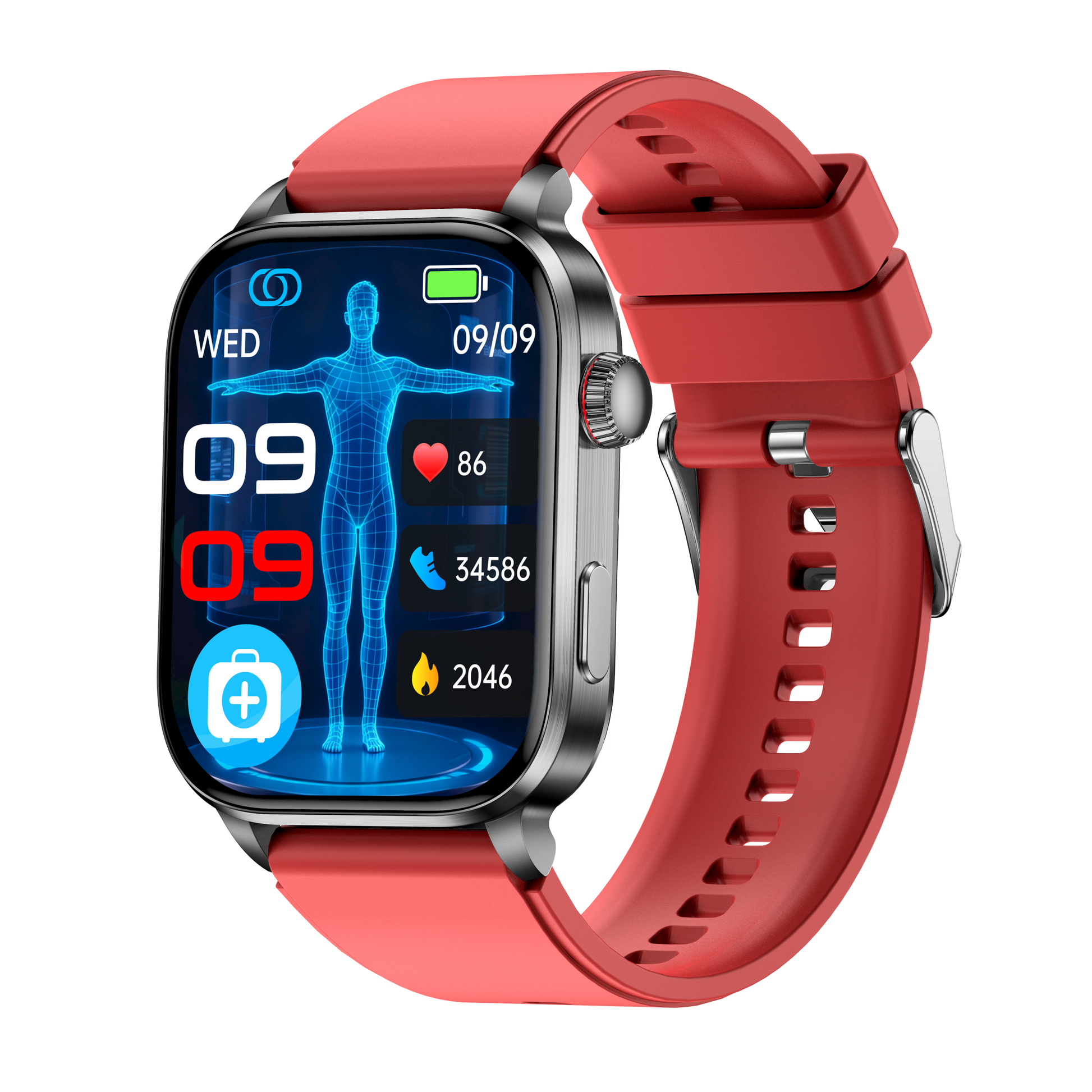 HD touchscreen + custom watch faces, smartwatch with both appearance and practicality