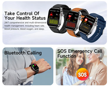 HD touchscreen + custom watch faces, smartwatch with both appearance and practicality