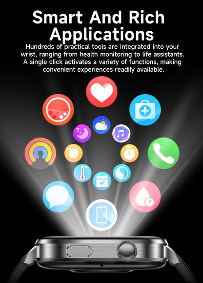 HD touchscreen + custom watch faces, smartwatch with both appearance and practicality