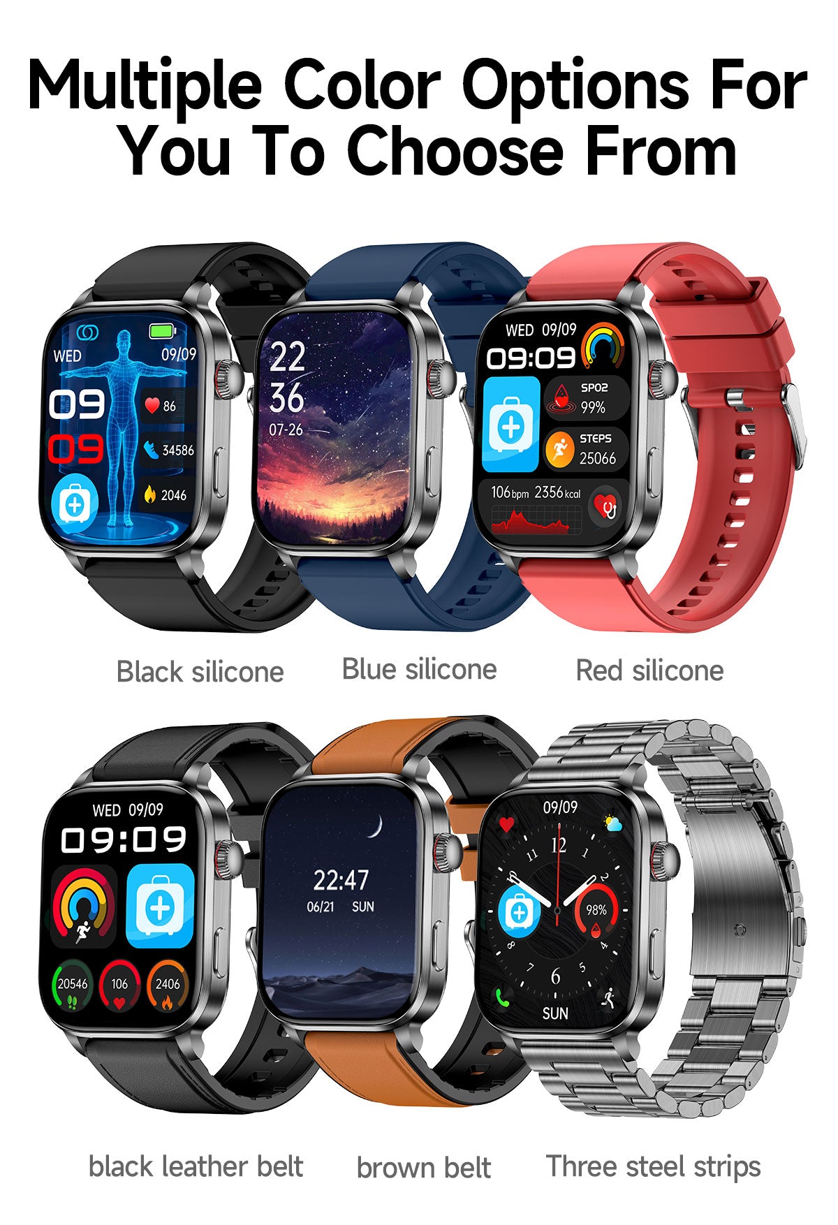 HD touchscreen + custom watch faces, smartwatch with both appearance and practicality