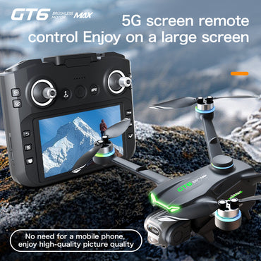 GT6 Mini Drone With Camera HD Dual Camera Foldable RC Quadcopter Altitude Hold WiFi FPV