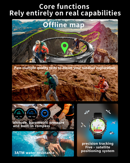Accurately monitor heart rate and blood oxygen, long - lasting smart watch for sports, health and daily wear