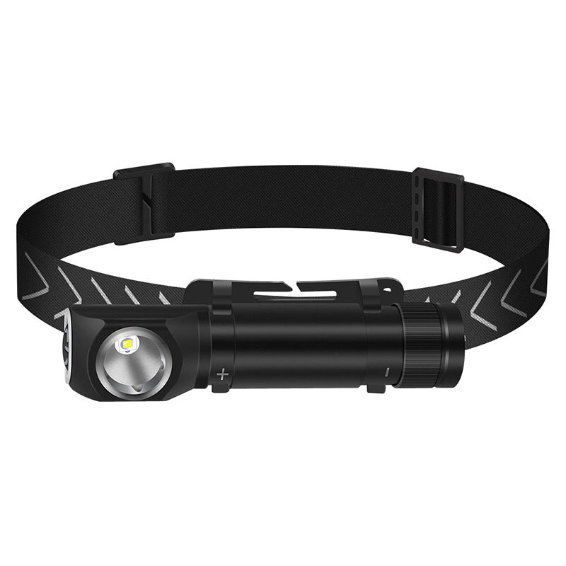 Rechargeable headlamp multi-gear dimming, wide-angle bright, for outdoor work night running