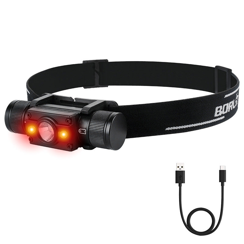 Foldable Portable Headlamp Rechargeable for Travel Camping Storage Easy