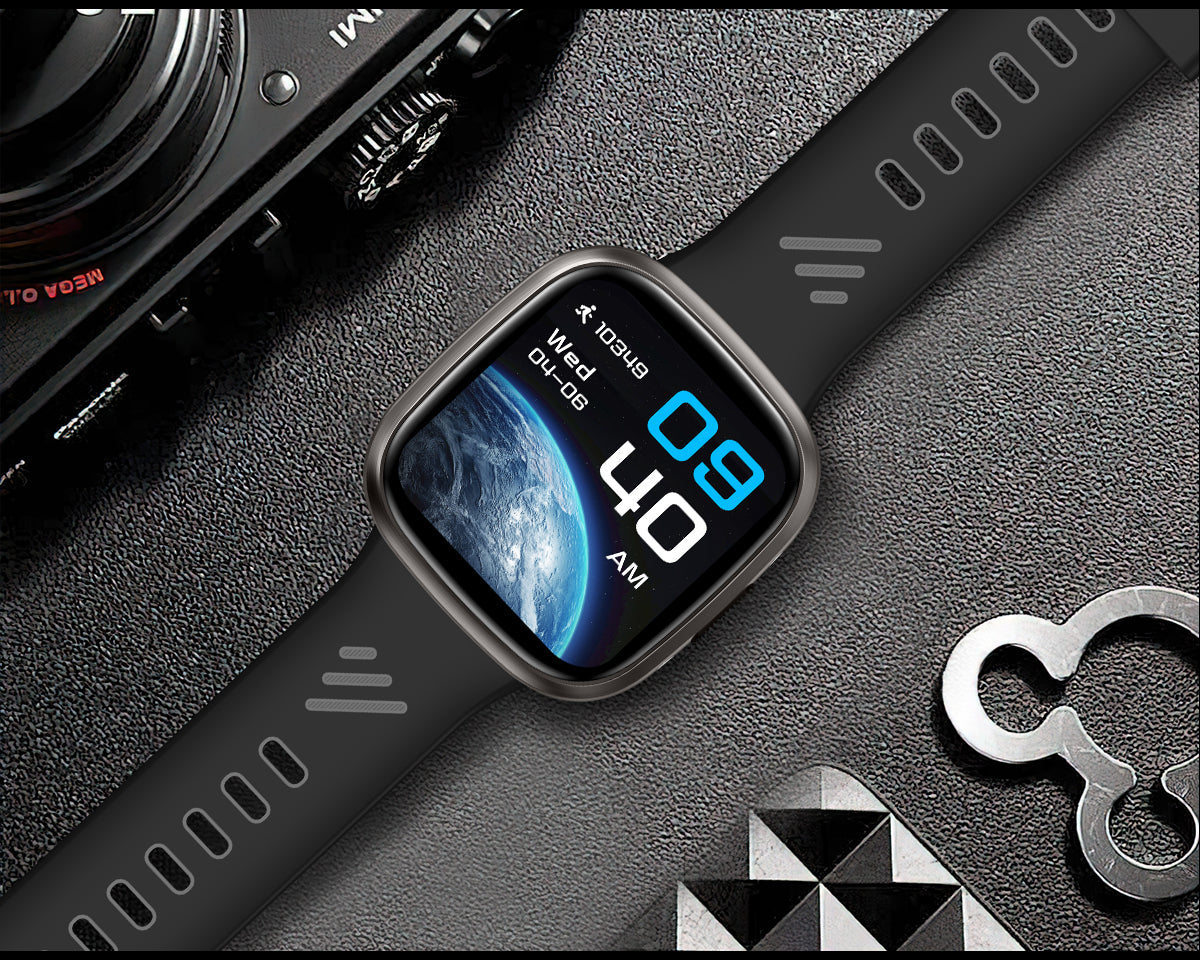 HT31 Bluetooth Call Smart Watch 1.72" IPS Full Touch Screen IP68 Waterproof Fitness Watch