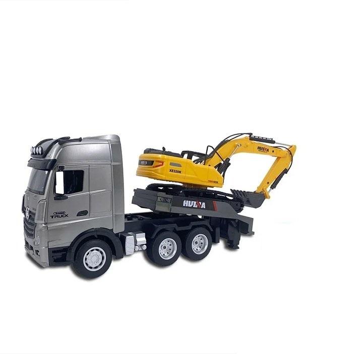 1:18 Scale Electric RC Excavator 2.4Ghz Control 30-50m Range 500mAh Battery