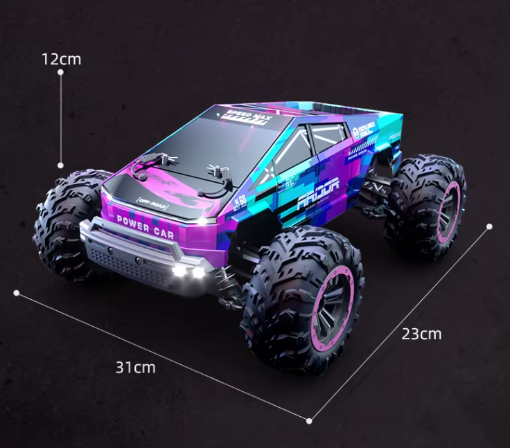 Alloy high-speed toy car, solid body anti-collision, long battery life non-stop happy driving