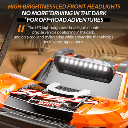 Electric high-speed toy car, rechargeable eco-friendly, super fast running no stuck at all