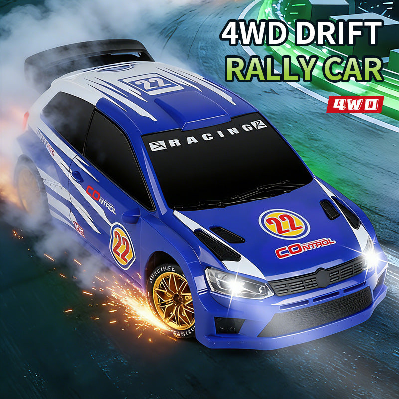 German-Style 4WD Drift Rally Car, Cool Competitive Model with Smooth Drifting Performance