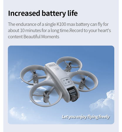 K100MAX Mini Drone Screen Remote Full Surround Guard Optical Flow Altitude Hold WiFi FPV