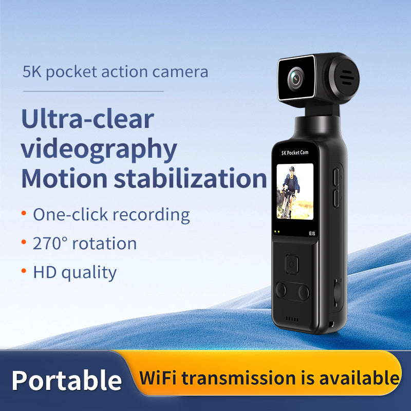 Pocket-sized handheld camera with 4K Ultra HD & 3-axis stabilization – capture life’s highlights anytime!
