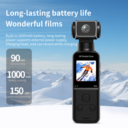 Pocket-sized handheld camera with 4K Ultra HD & 3-axis stabilization – capture life’s highlights anytime!