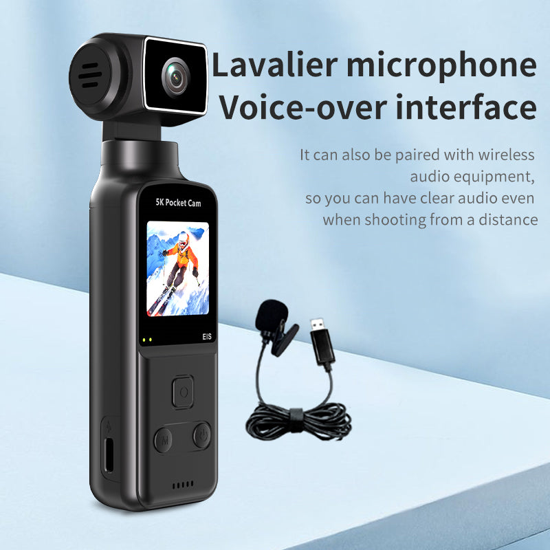 Pocket-sized handheld camera with 4K Ultra HD & 3-axis stabilization – capture life’s highlights anytime!