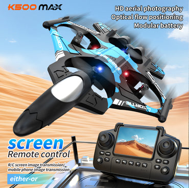 K500 MAX FPV Drone With Screen Remote Optical Flow Dual Camera Altitude Hold 360° Stunt Flip