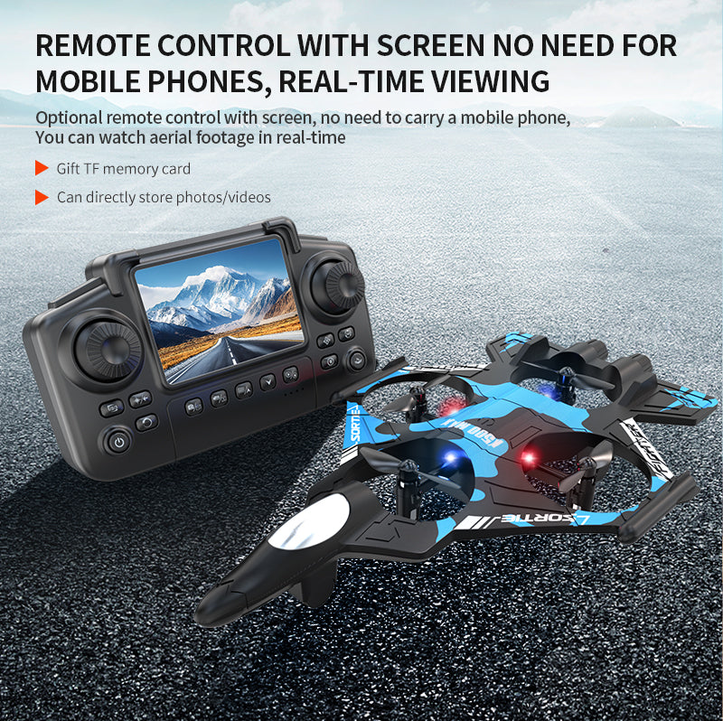 K500 MAX FPV Drone With Screen Remote Optical Flow Dual Camera Altitude Hold 360° Stunt Flip