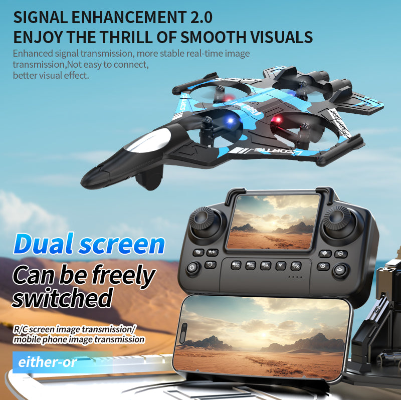K500 MAX FPV Drone With Screen Remote Optical Flow Dual Camera Altitude Hold 360° Stunt Flip