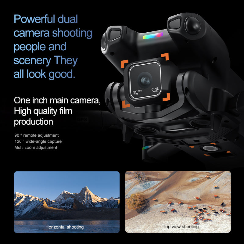 K900 MAX GPS Drone 4.5" Screen Remote 4K Camera 360° Obstacle Avoid Quadcopter