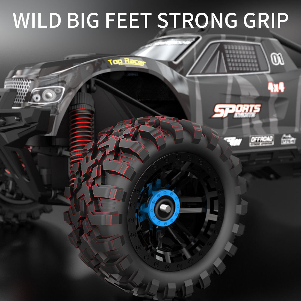 Smooth-rolling toy car with strong power, stable and fast for exciting racing experience.