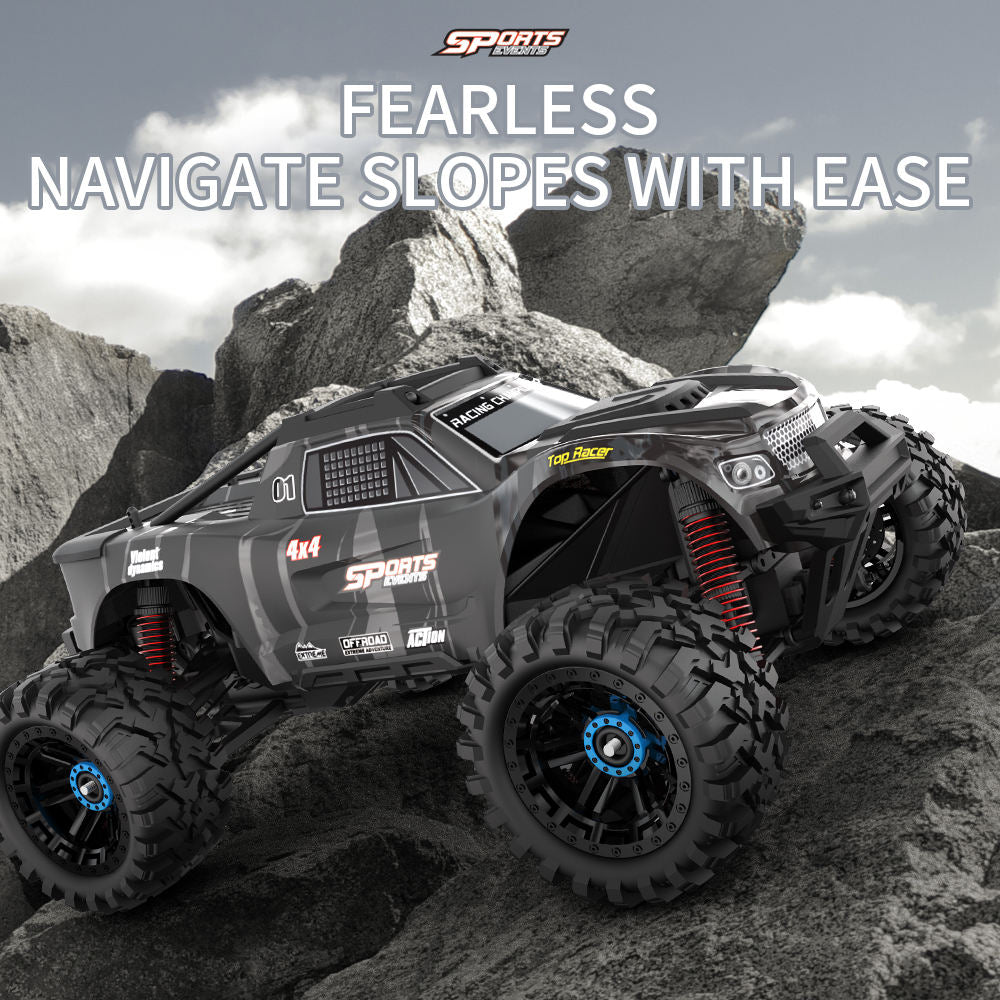 Smooth-rolling toy car with strong power, stable and fast for exciting racing experience.