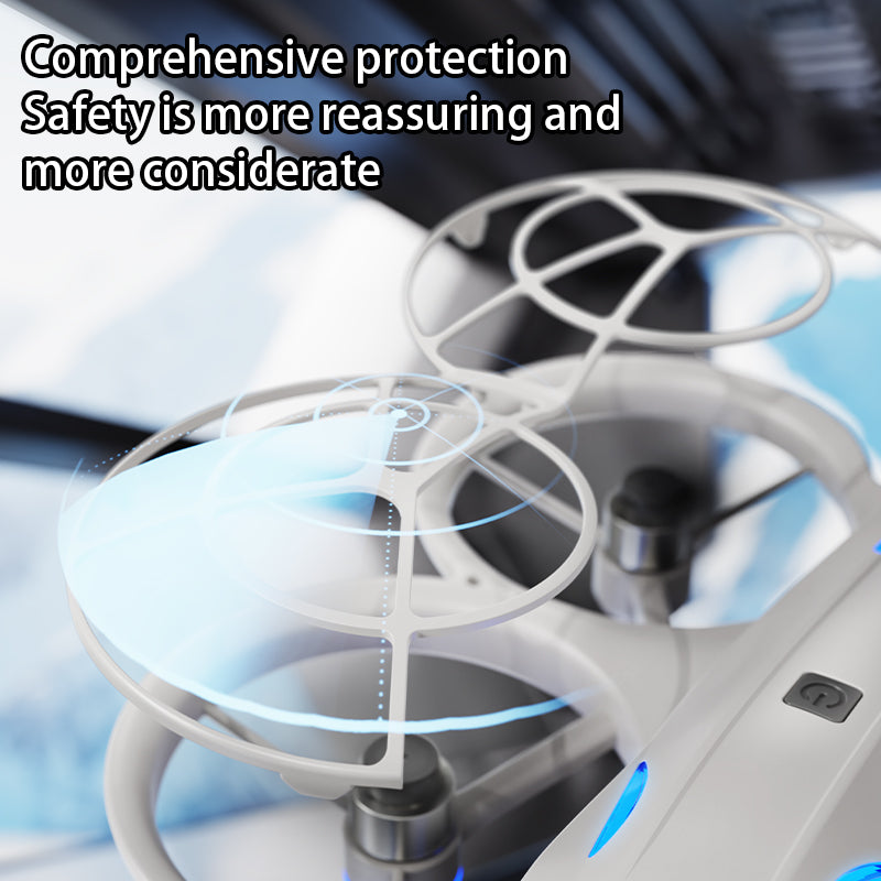 one-key return, no complex operation—kids master aerial photography easily.