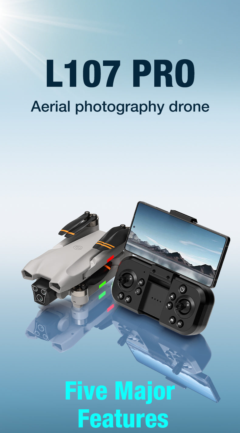 L107 Pro Entry Aerial Drone 120° Wide Lens Gesture Shooting 3D Flip Portable Storage Bag