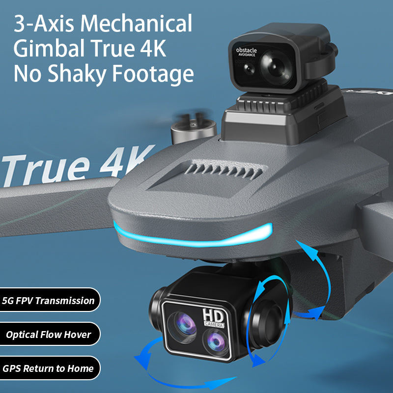 L200 PLUS MAX Brushless GPS Drone Three-Axis Gimbal True 4K Camera Gesture Shooting Foldable Quadcopter
