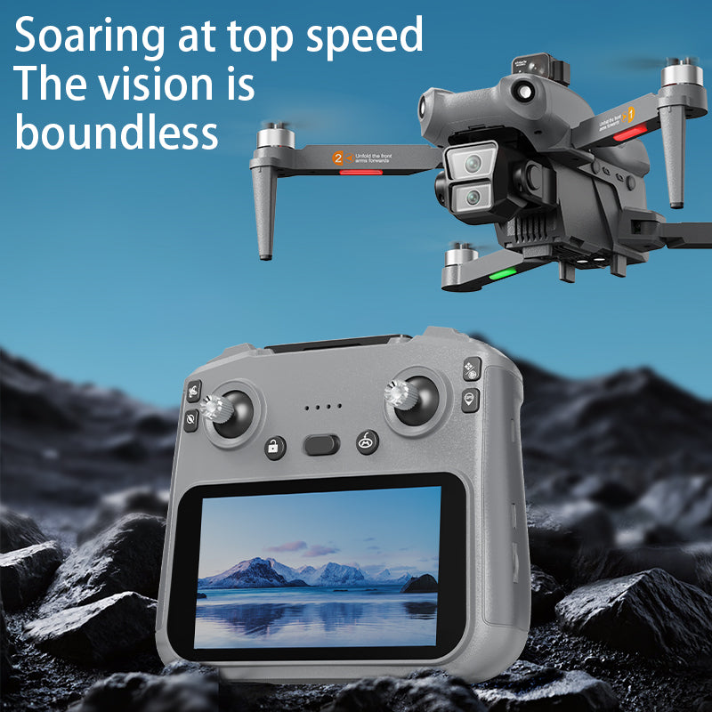 Intelligent Obstacle Avoidance Drone, 4K Ultra HD Aerial Photography, Automatic Return Home, Foldable Design, Aerial Essential for Outdoor Adventure