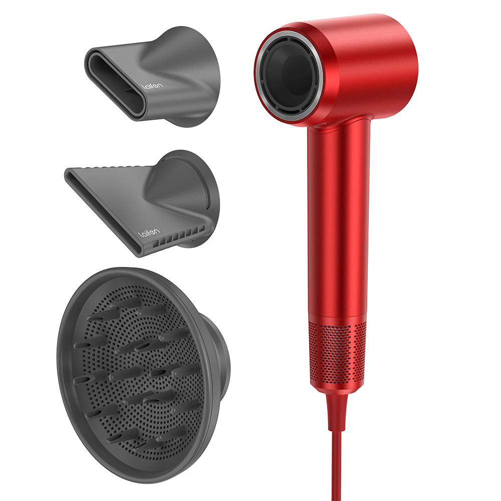 Wide nozzle hair dryer, even air output, create fluffy hairstyle no flat scalp