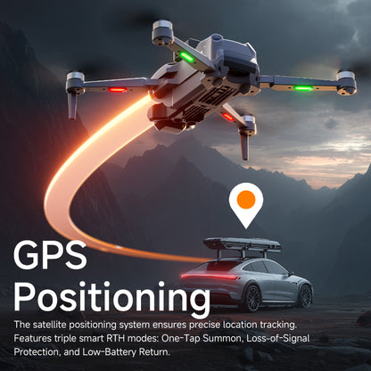 Intelligent Follow Aerial Drone Sports Mode Auto Track Record Wonderful Dynamics Of Running & Cycling