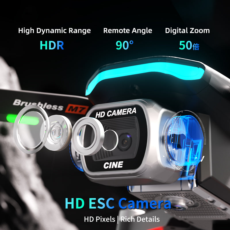 Portable Aerial Drone Lightweight Body Easy To Carry Record Scenery Anytime During Hiking & Mountaineering