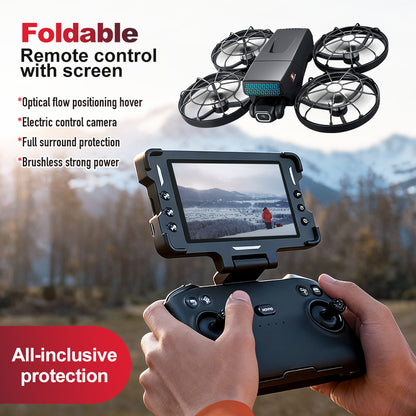 Lightweight foldable drone for beginners, simple to control, enjoy aerial fun without burden