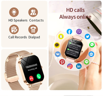Smart watch make calls receive messages, free from phone, daily communication more efficient