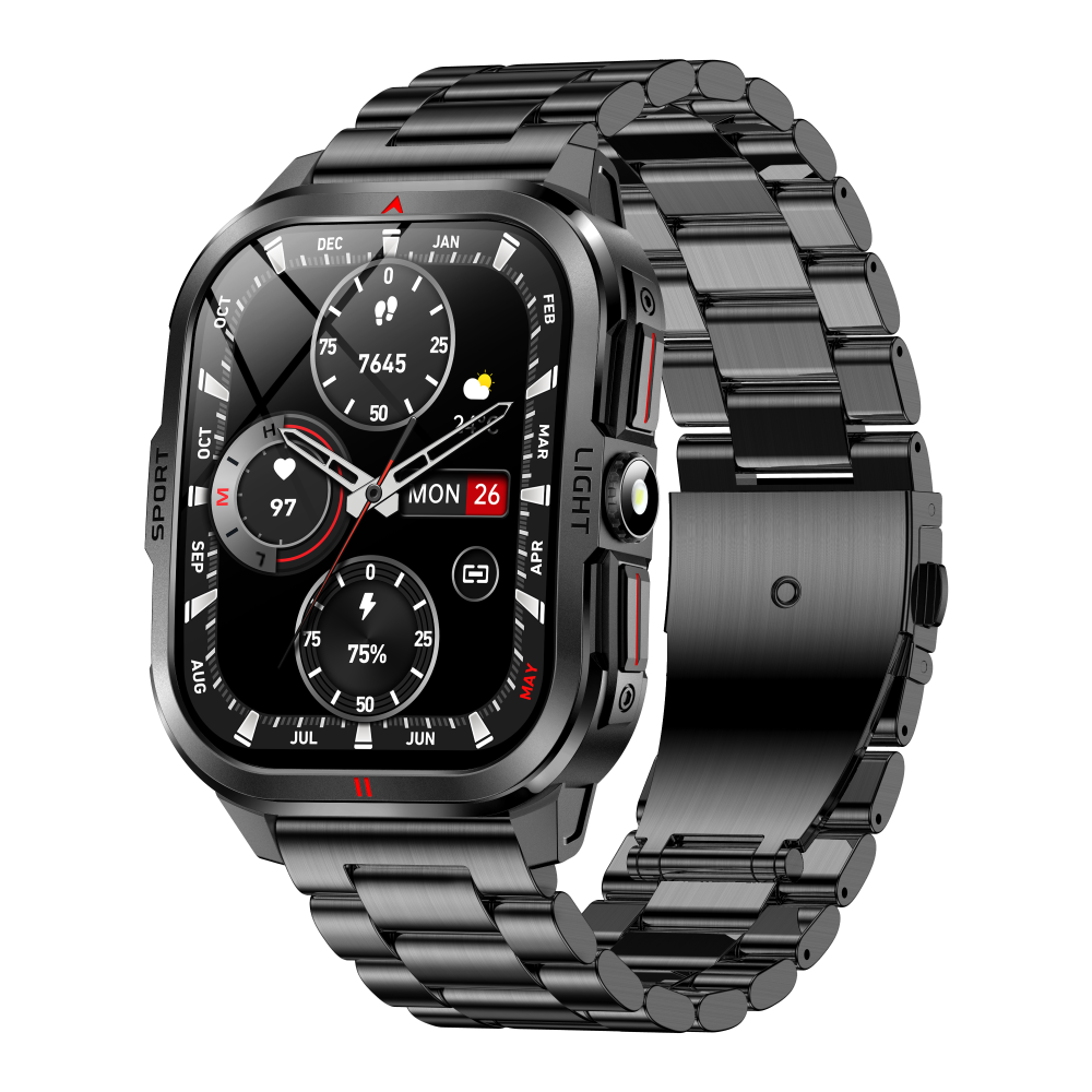3ATM super waterproof smart watch, no fear of water for swimming and diving, uninterrupted data