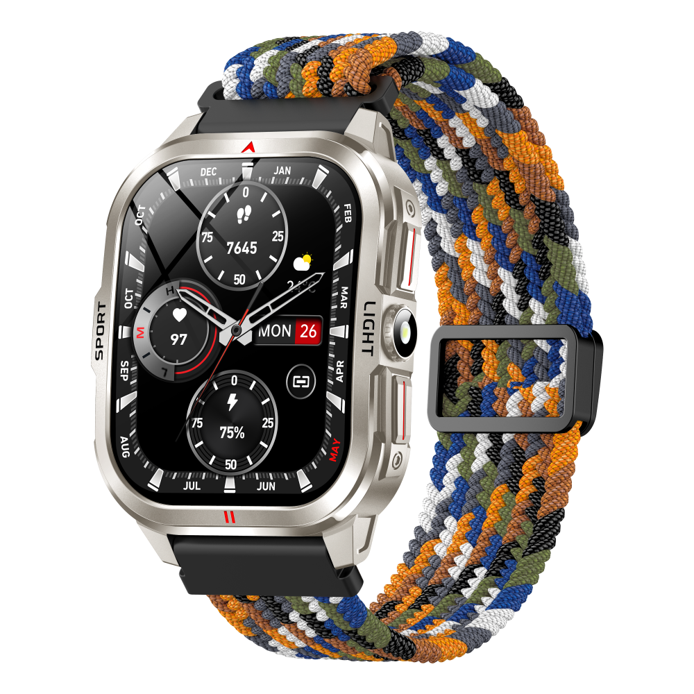 3ATM super waterproof smart watch, no fear of water for swimming and diving, uninterrupted data