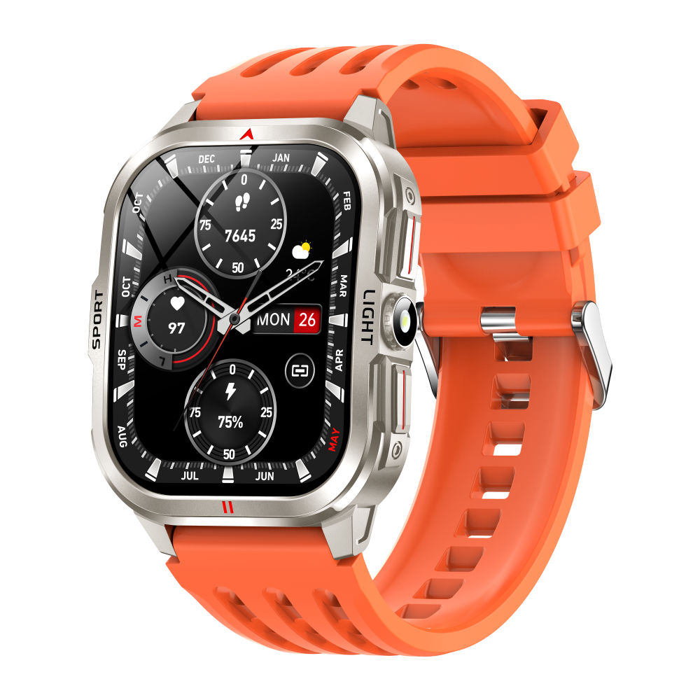 3ATM super waterproof smart watch, no fear of water for swimming and diving, uninterrupted data