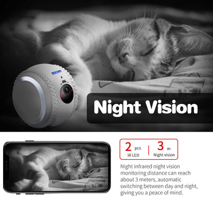 Pet camera guards home and pet, capture lovely moments of pets remotely